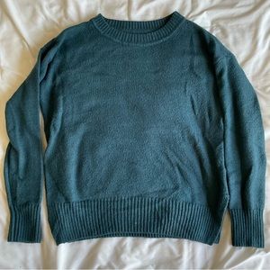 Banana Republic teal blue sweater women’s size medium.